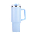 40 oz Insulated Stainless Steel Tumbler with Handle and Straw Lid N3817