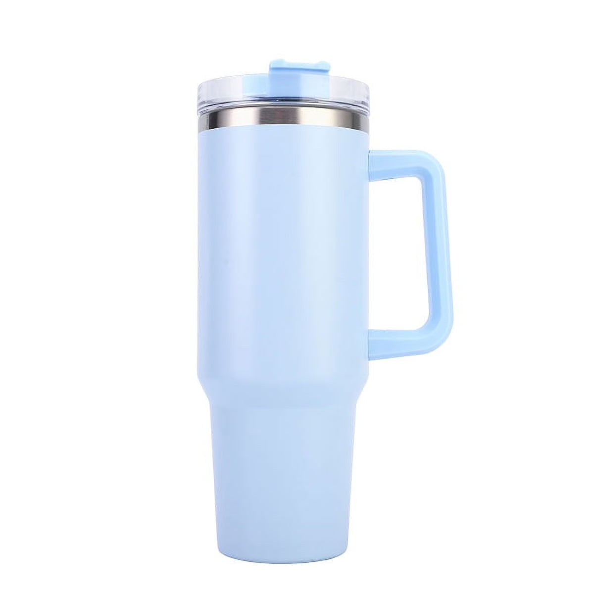 40 oz Insulated Stainless Steel Tumbler with Handle and Straw Lid N3817