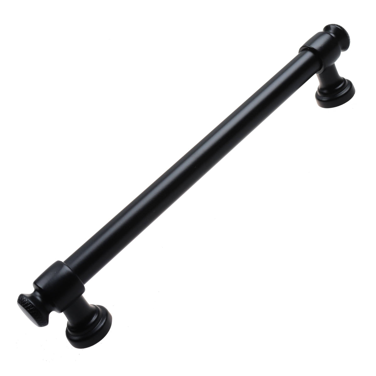 25-pk 6-1/4 in. Center Matte Black Cabinet Pull M628577