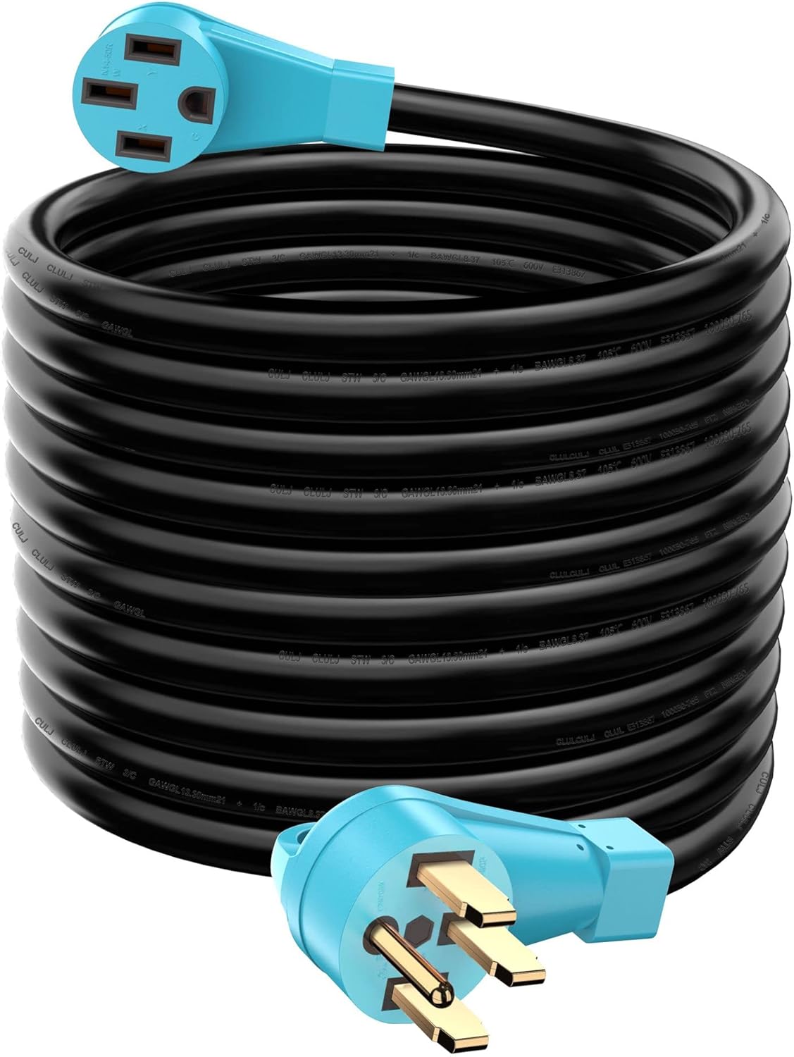 50 Amp 25 Feet RV Generator Cord with Locking Connector G8611