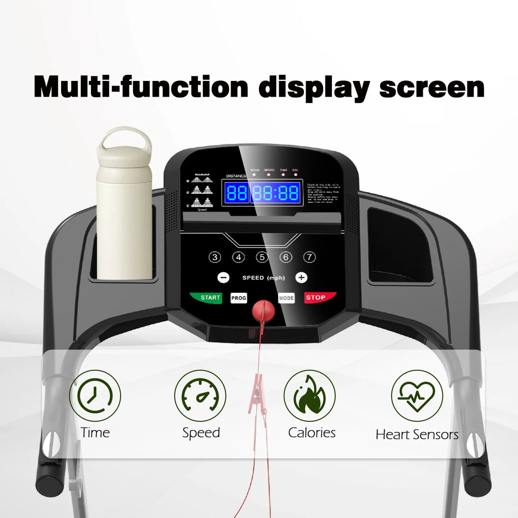 Foldable Electric Treadmill 2.5HP 265LBS Weight Capacity F981995