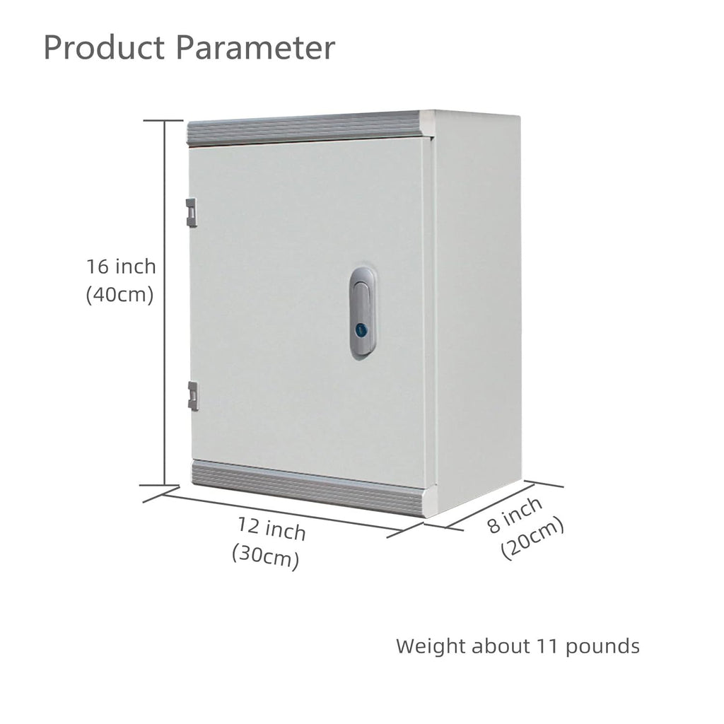Cold Rolled Steel Electrical Box 16x12x8 Inches N6691