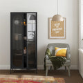 2-Door Accent Cabinet with Fluted Glass L269699