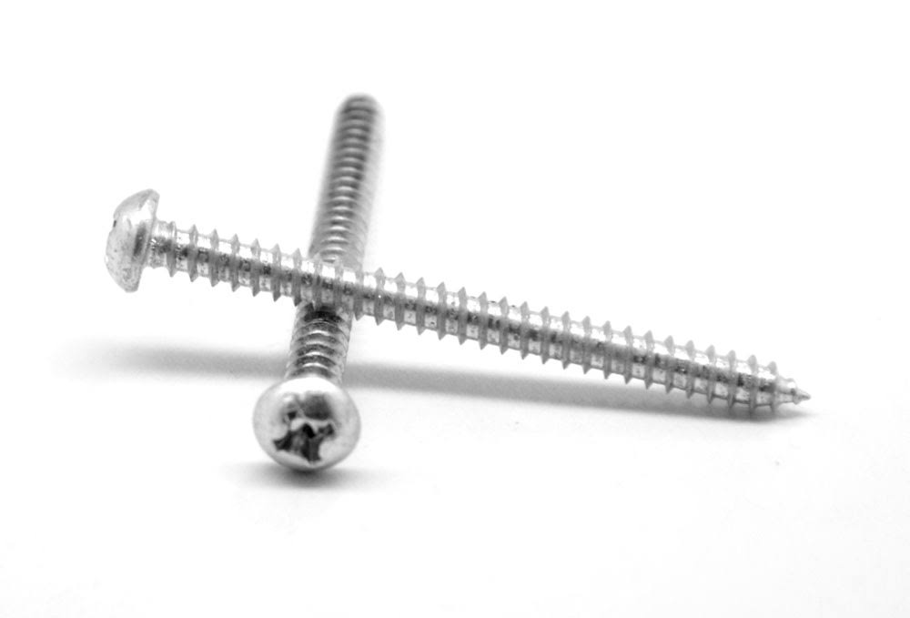 #8-18 x 1/2x22 Phillips Round Head Sheet Metal Screw Zinc Plated L5493