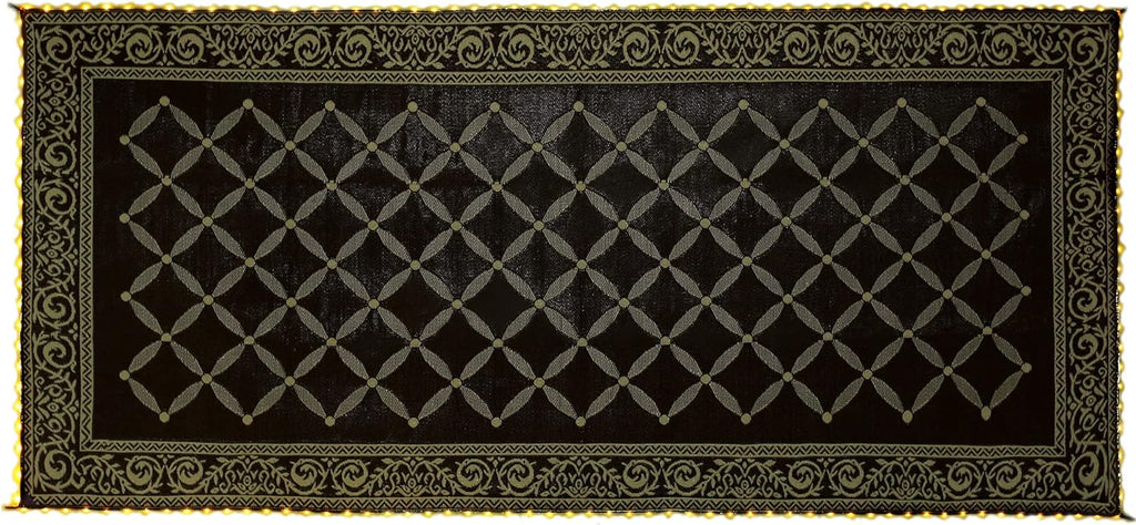 Brown Beige 8-Feet x 11-Feet Reversible Outdoor Mat X715