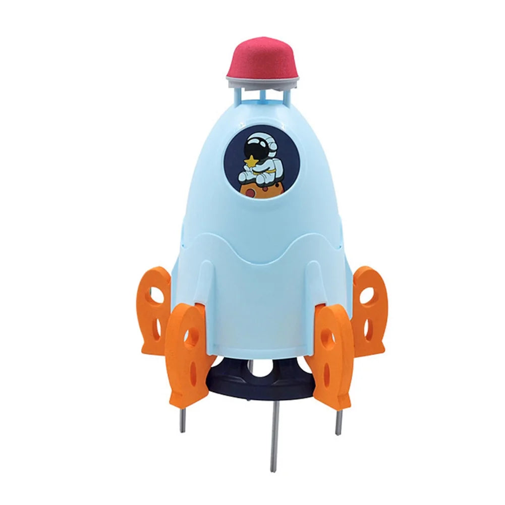 Blue Plastic Rocket Sprinkler Toy K2220