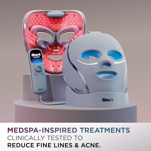 Blue Frost LED Face Mask with Remote Control S18010