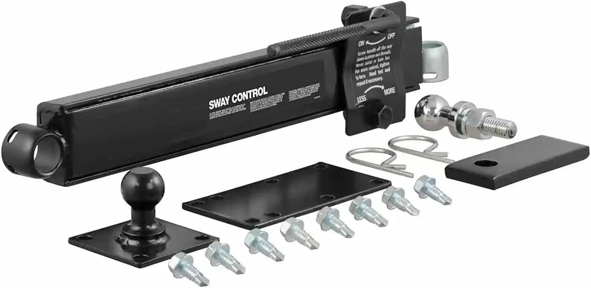 Adjustable Hitch Combo Ball & Sway Control Towing Kit L4890