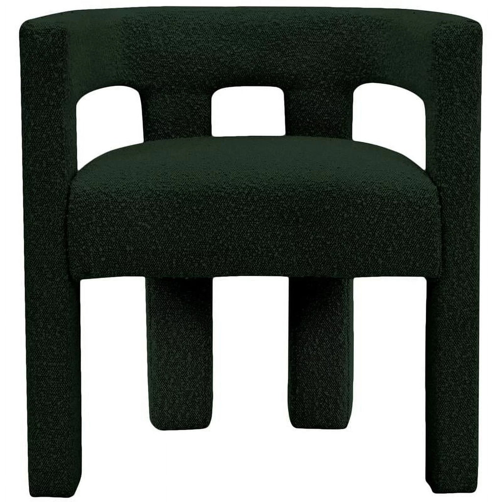 Green Boucle Fabric Accent Dining Chair A269