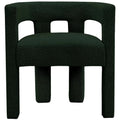 Green Boucle Fabric Accent Dining Chair A269