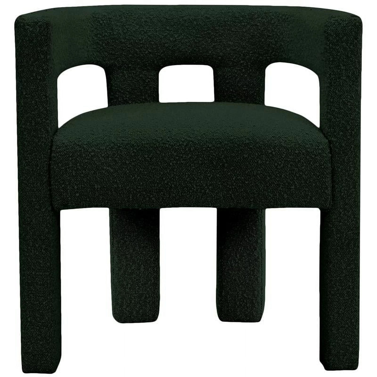 Green Boucle Fabric Accent Dining Chair A269