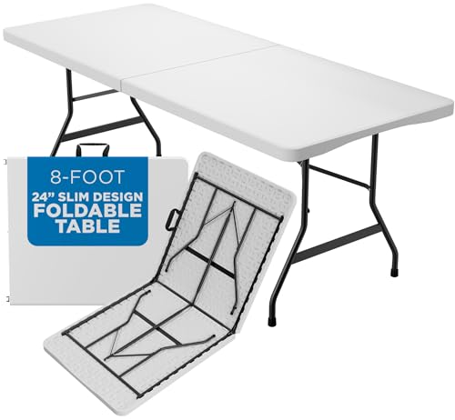 White Plastic Folding Table M958