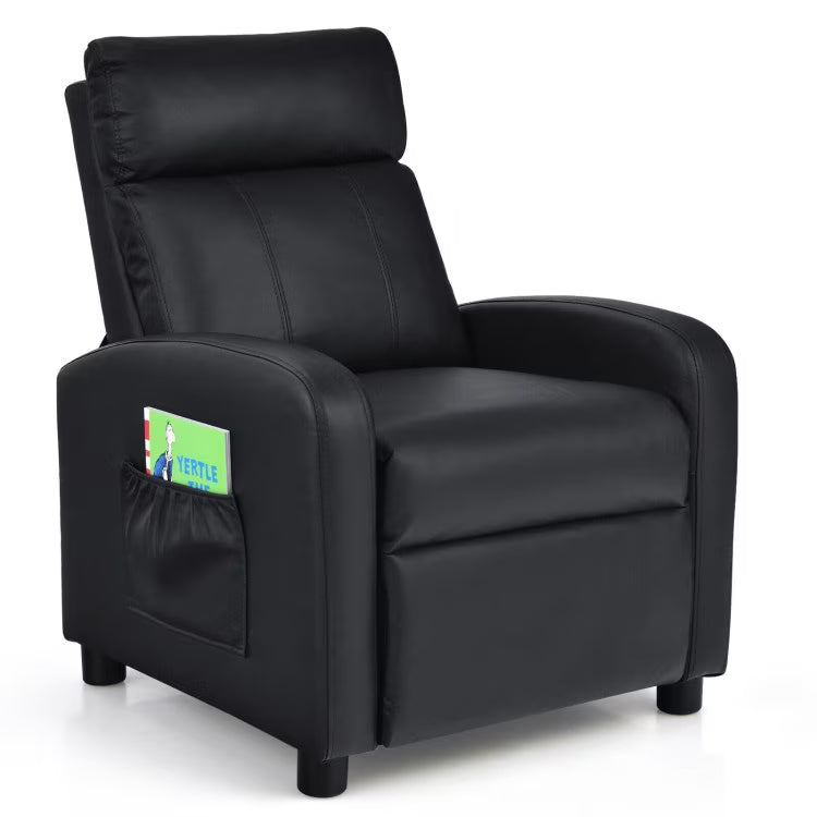 Ergonomic PU Leather Kids Recliner Lounge Sofa M676734
