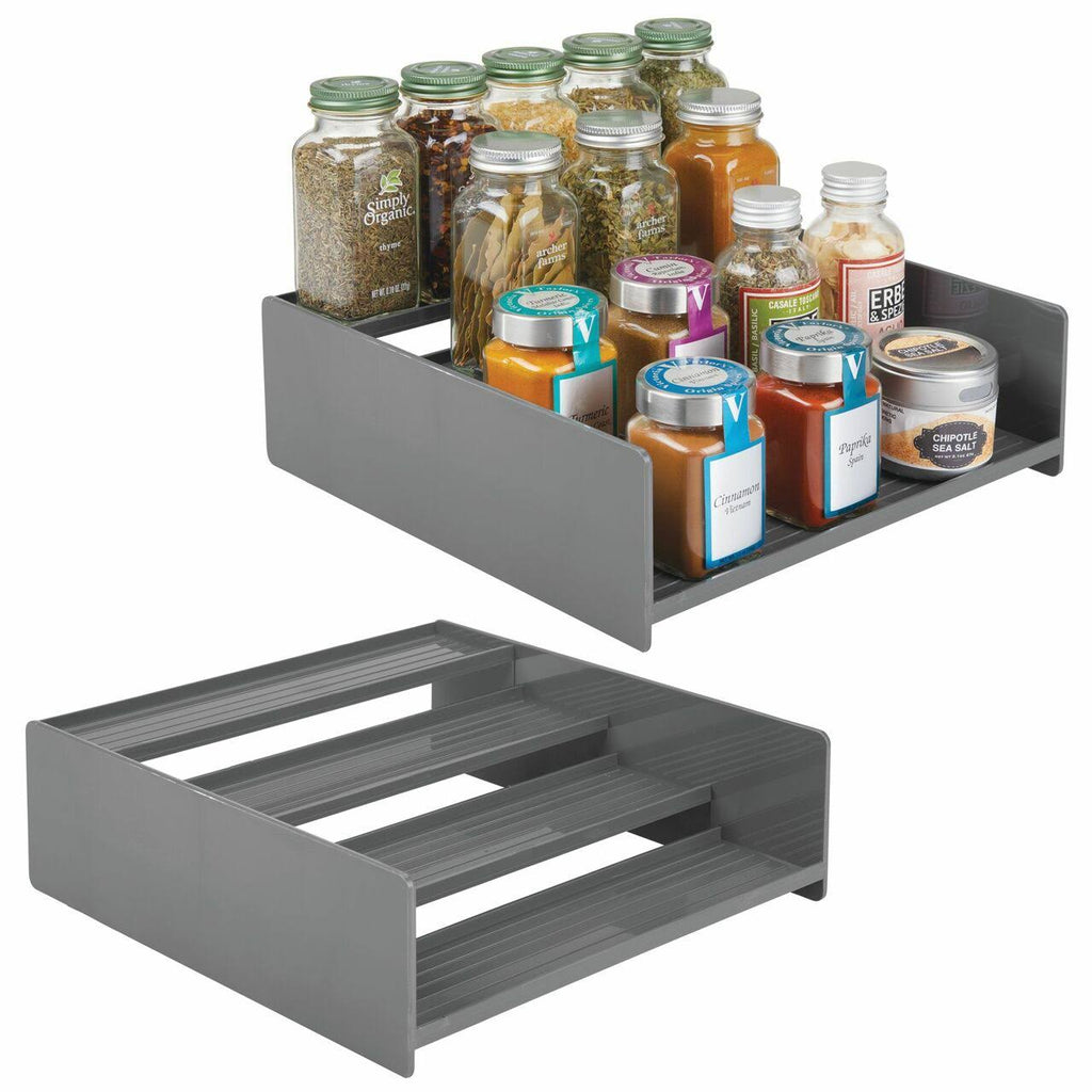 Plastic Spice Rack Caddy Kitchen Food Storage Rack H960
