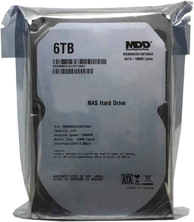 6TB 7200RPM 128MB Cache SATA 6.0Gb/s 3.5inch Internal Hard Drive O23354