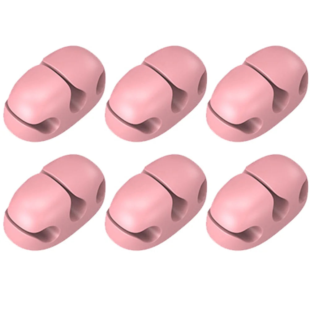 6 Pcs Self Adhesive Cord Clips M2111