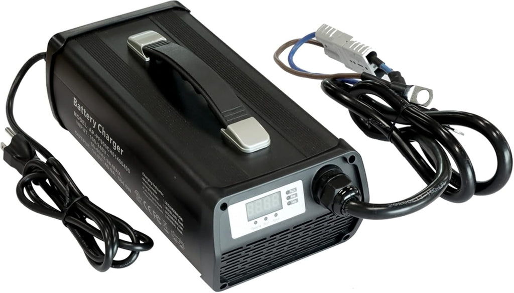 LiFePO4 Batteries Charger, 40A, Multi-Stage Charging, LED Real-Time Charging Value U683012
