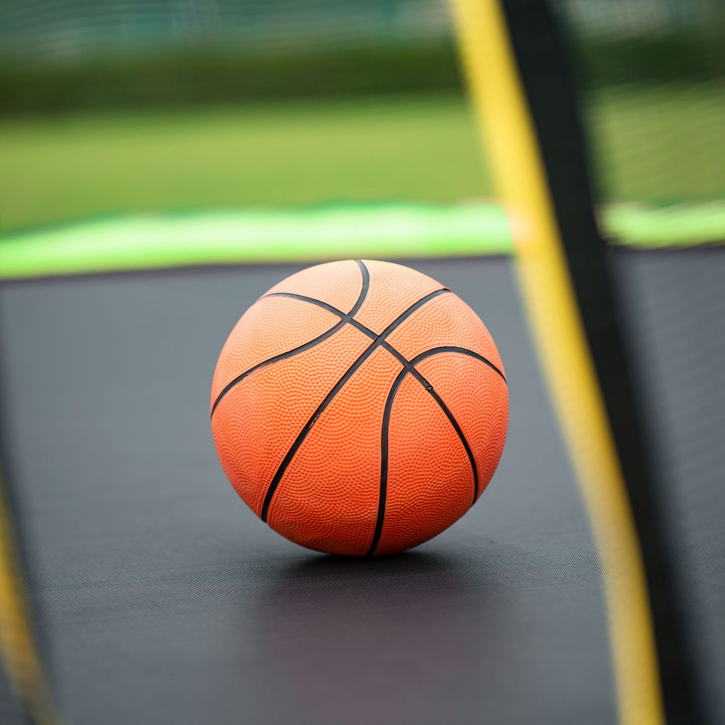 10FT Trampoline with Basketball Hoop and Ladder S43669