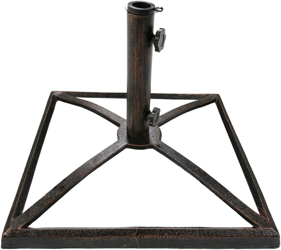 Heavy Duty Cast Iron 17-Inch Umbrella Base Stand Y7022