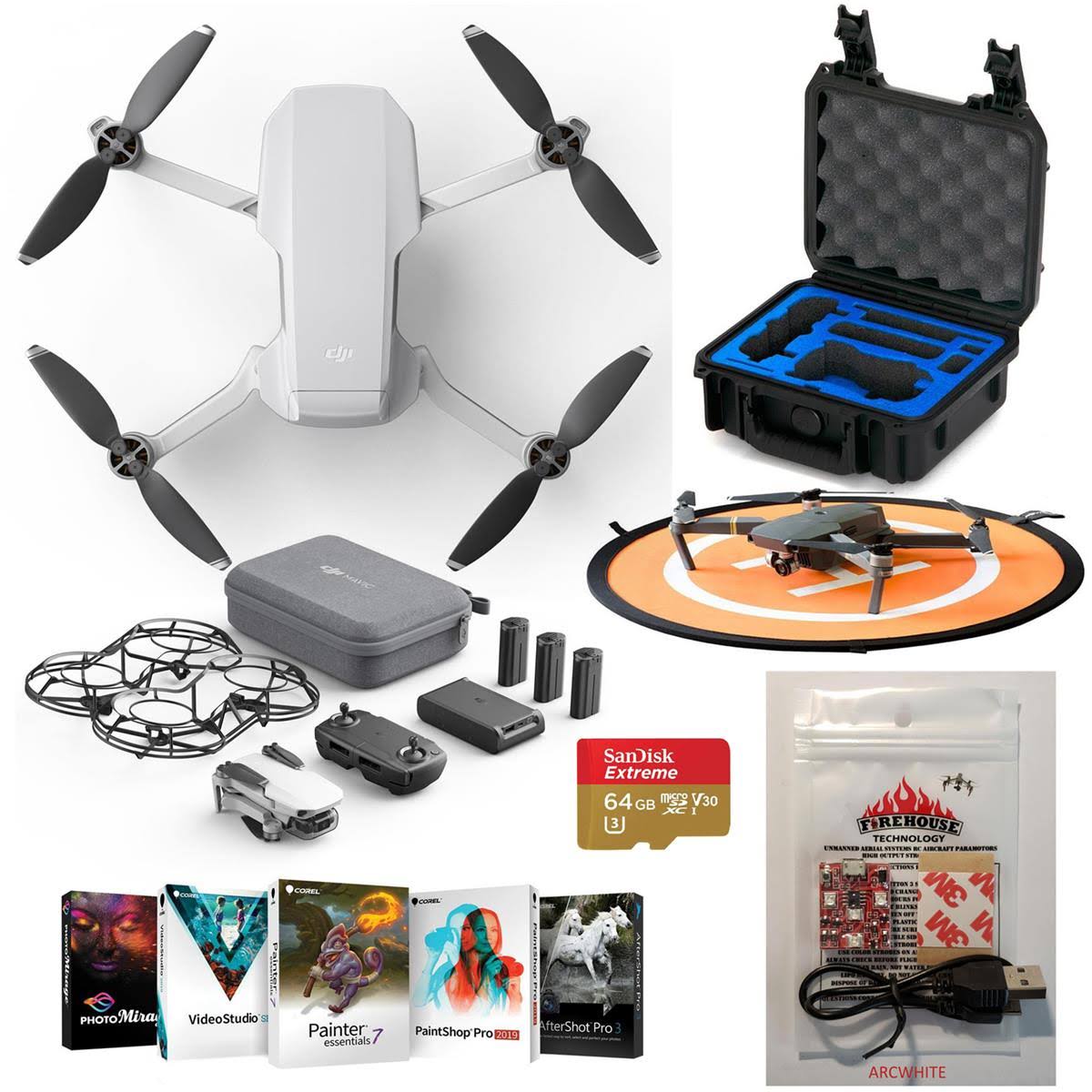 Mini Fly More Combo with 64GB microSDXC Card and Case E109