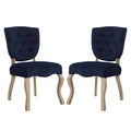 Midnight Blue Dining Side Chair Set of 2 W45083