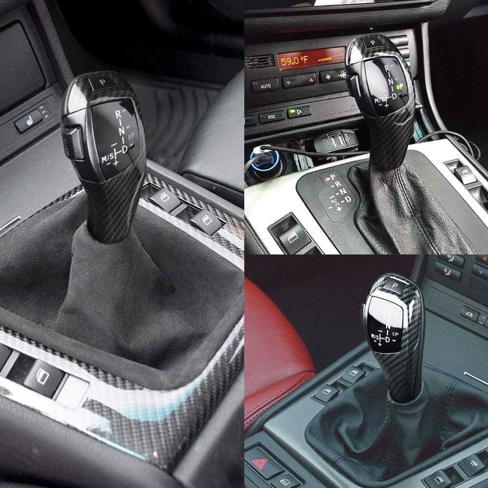 Carbon Fiber Style LED Gear Shift Knob Retrofit Kit C827