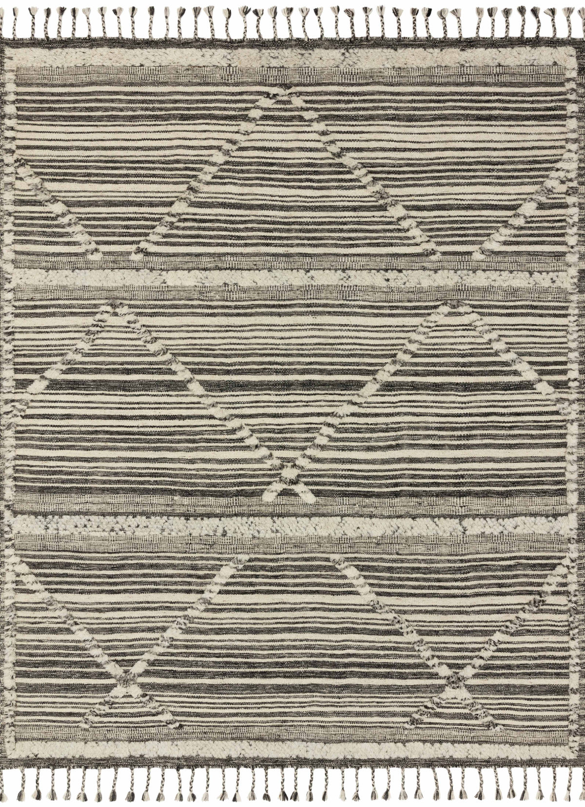 Ivory Charcoal 9'6 x 13'6 Rug N35640
