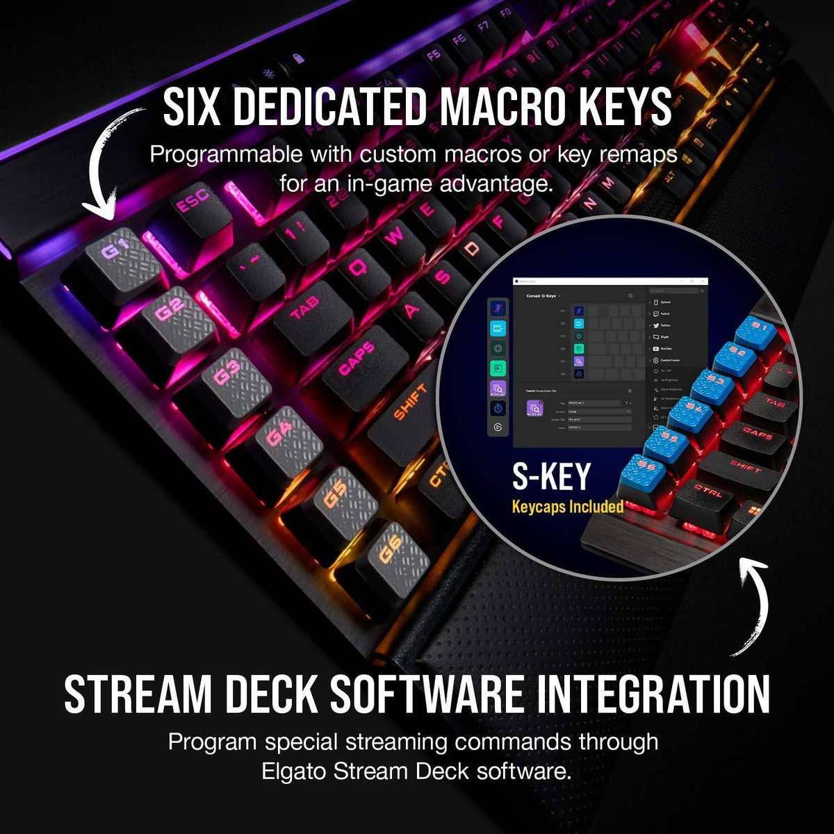 Mechanical Gaming Keyboard Cherry MX Blue W738739