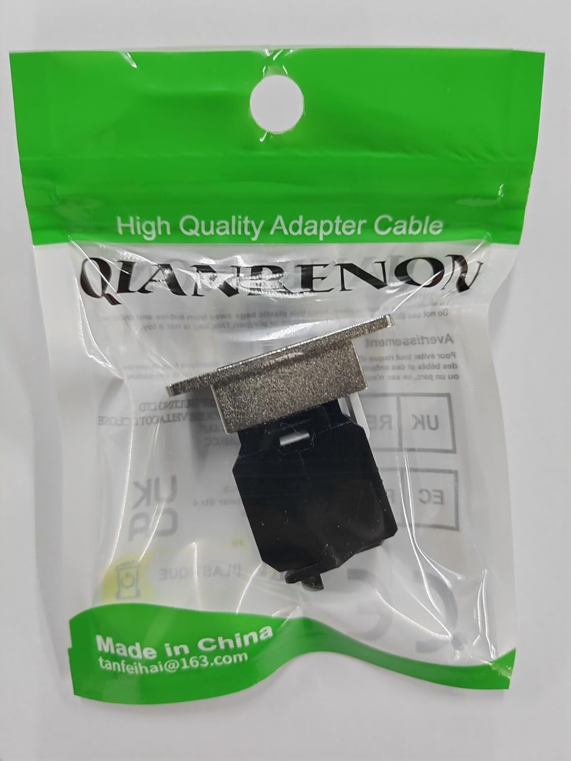 CAT6 RJ45 Female Panel Mount Ethernet Connector Y3795