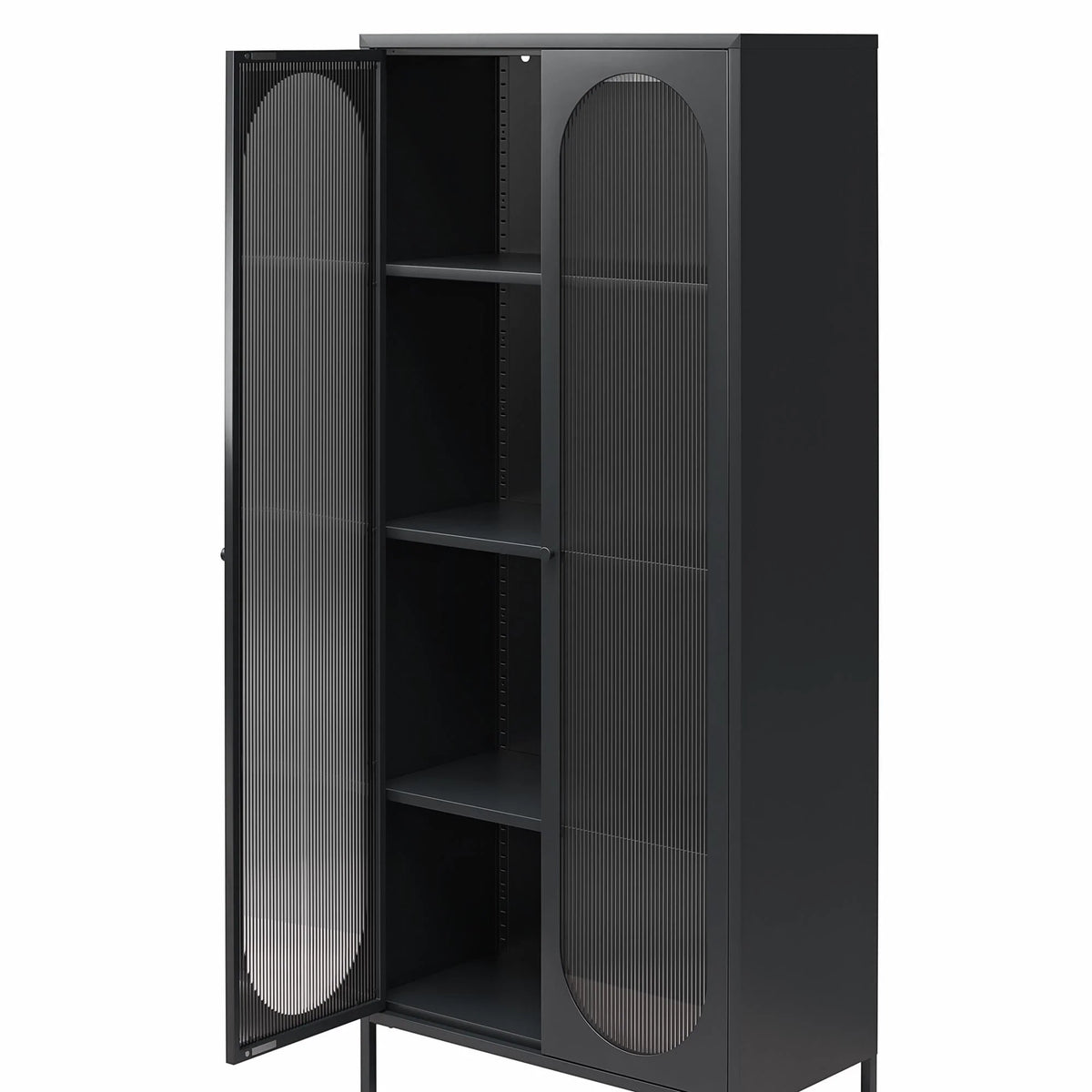 2-Door Accent Cabinet with Fluted Glass L269699