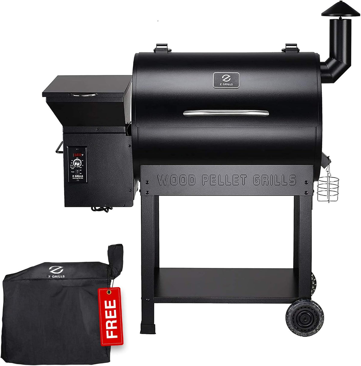 Portable Wood Pellet Grill & Electric Smoker S2309