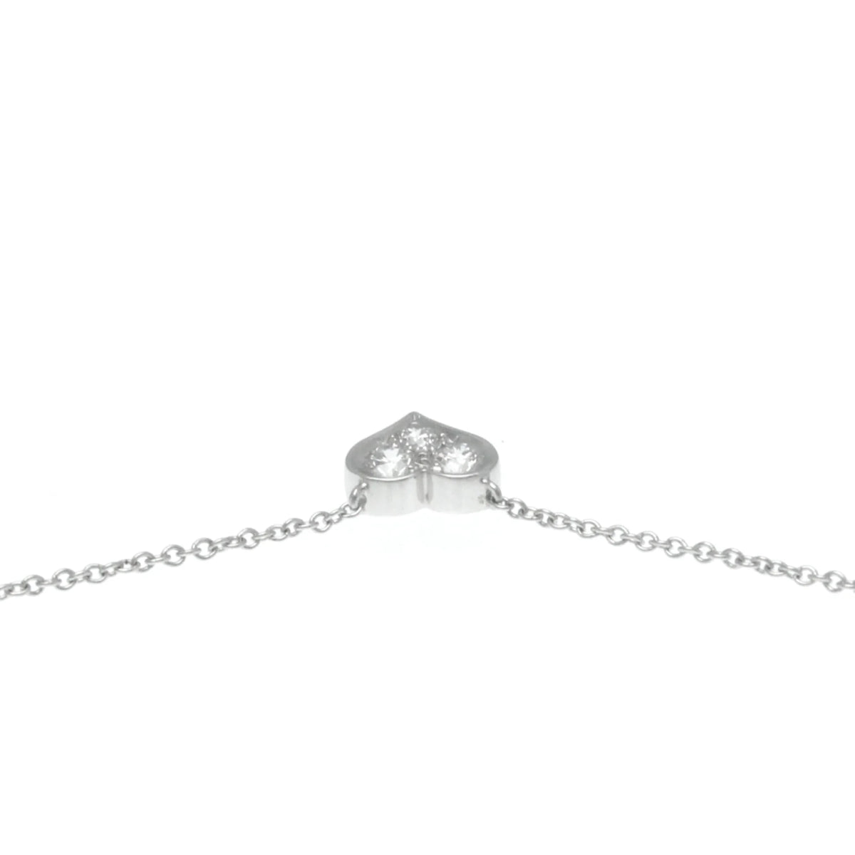 Platinum Diamond Heart Necklace R621917