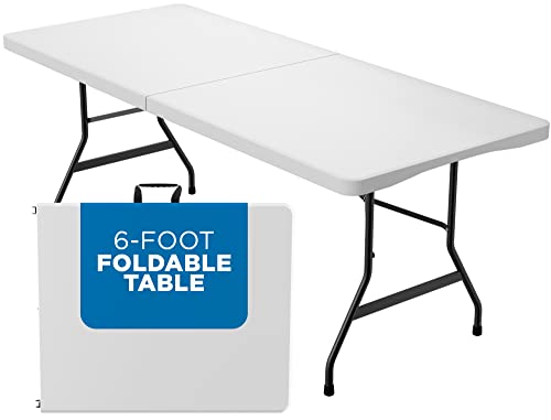 White Plastic Folding Table M958