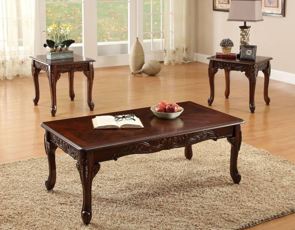 Purple & Dark Cherry 5pcs Living Room Set E135
