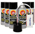 Black 6 Pack Undercoating Aerosol Spray Can L853