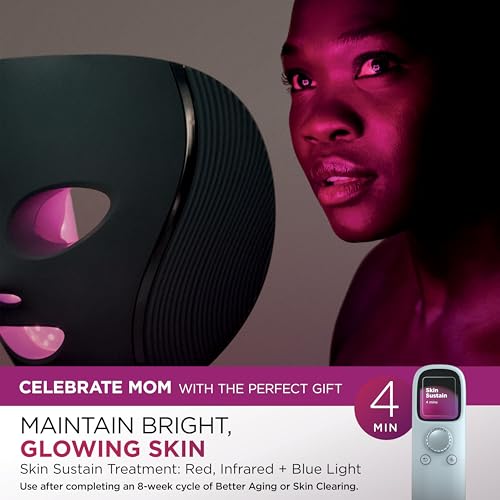 Blue Frost LED Face Mask with Remote Control S18010