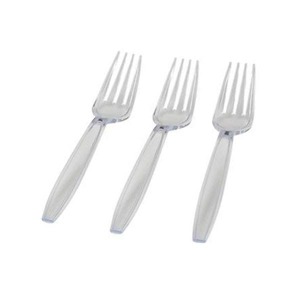 Clear Extra Heavy Duty Full Size Plastic Forks P623