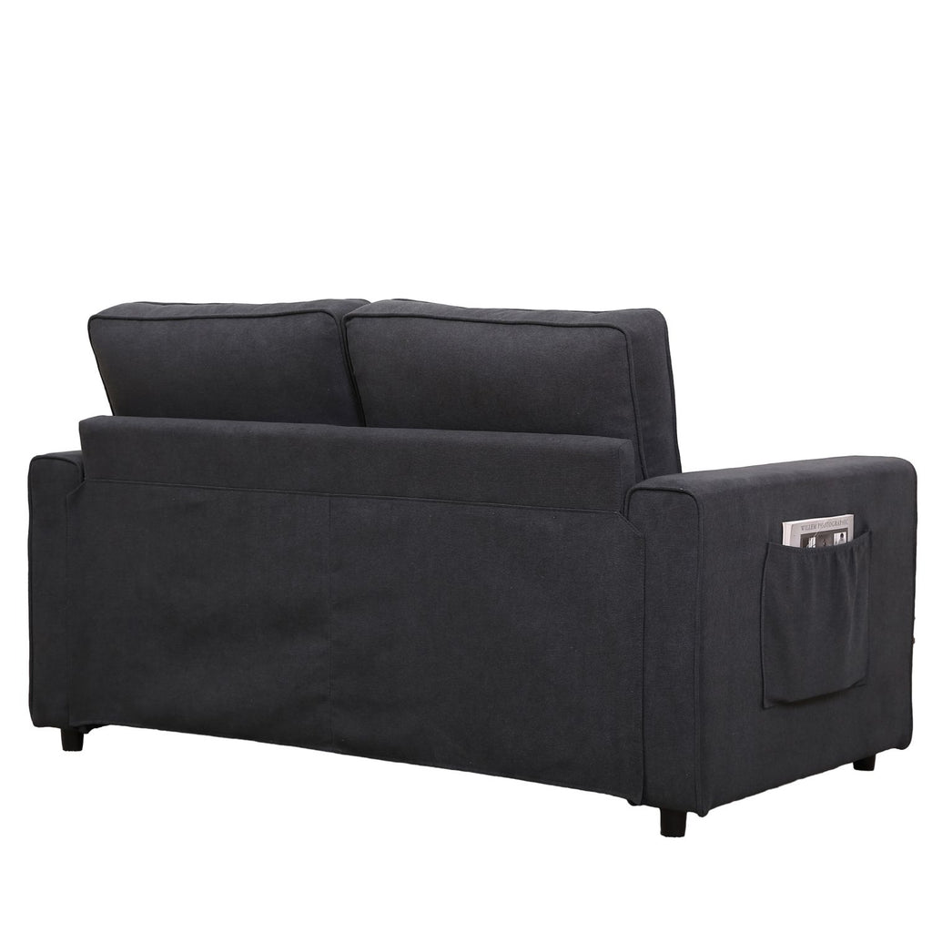 Fabric Sleeper Sofa 3-in-1 Pull Out Bed Folding Sofa R558