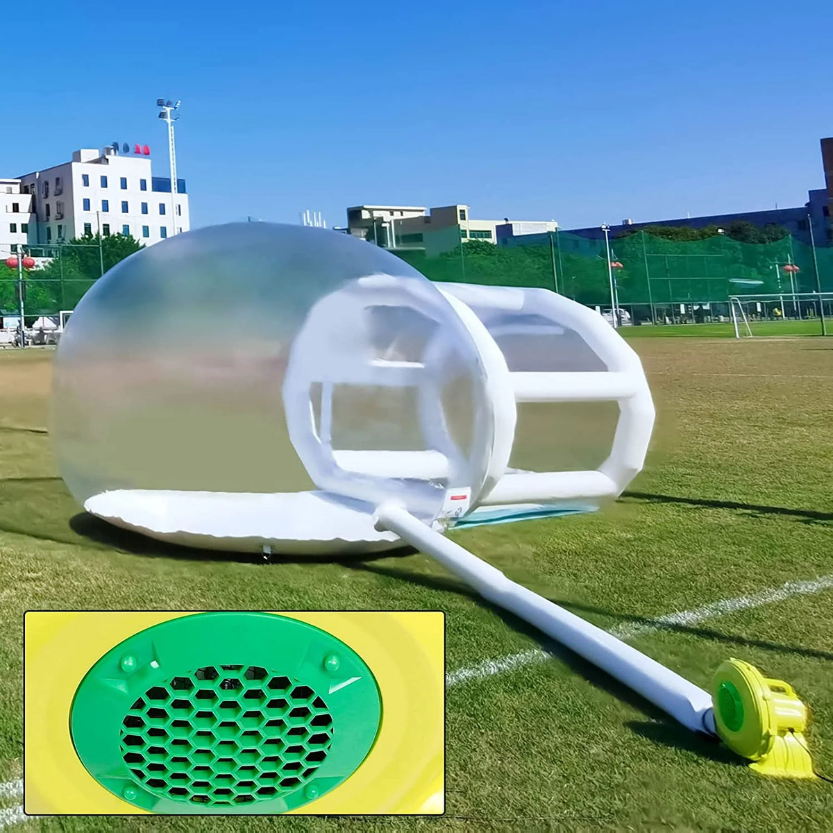 Inflatable Transparent Bubble Tent with Blower A1179