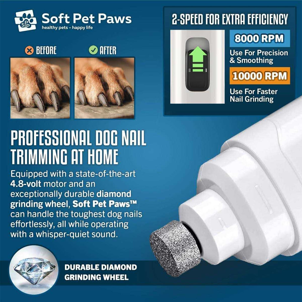 Dog Nail Grinder with 2 LED Lights R396