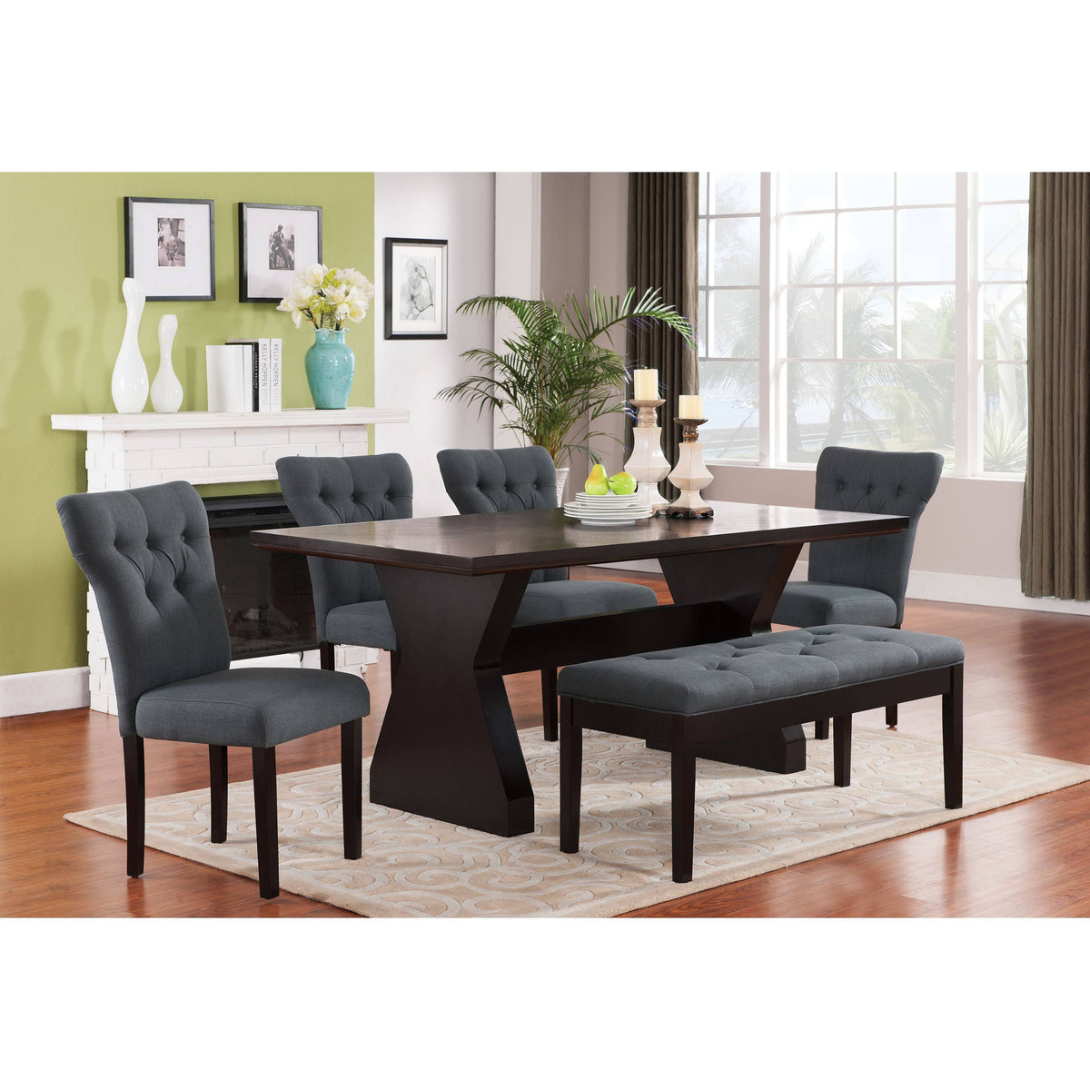 Espresso Brown Side Chair - 2 count I83755