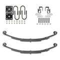 Trailer 3 Leaf Double Eye Spring Suspension and Single Axle Hanger Kit for 1 3/4" Tube - 2000 Pound Axles I347269