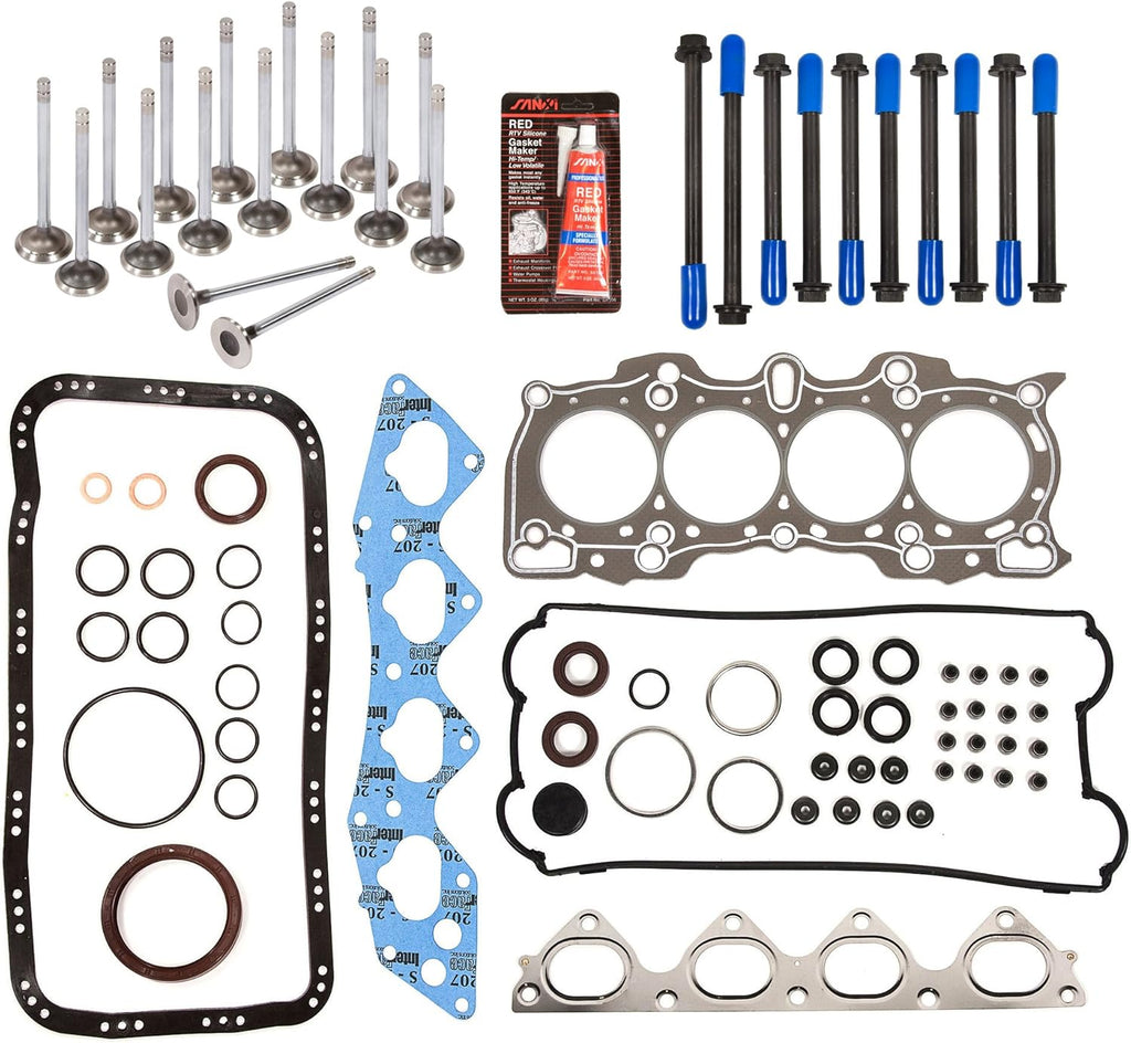 Full Gasket Set Head Bolts Intake Exhaust Valves I313790