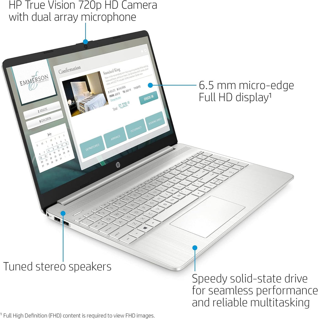 15.6" FHD Laptop, AMD Ryzen 5, 8GB RAM, 1TB SSD, Windows 10 Home, Silver R82306