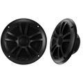 6.5 Dual Cone Marine Full Range Speakers - Black G494
