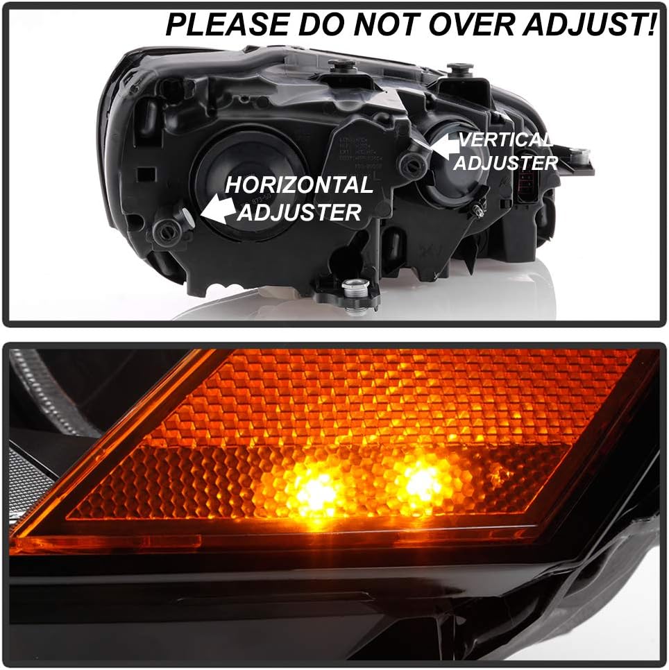 2012-2015 Volkswagen Passat Headlights Assembly Pair Set Left+Right H192