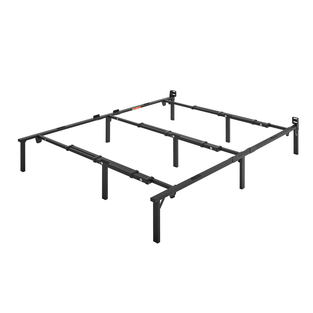 Adjustable Metal Platform Bed Frame, Black T361