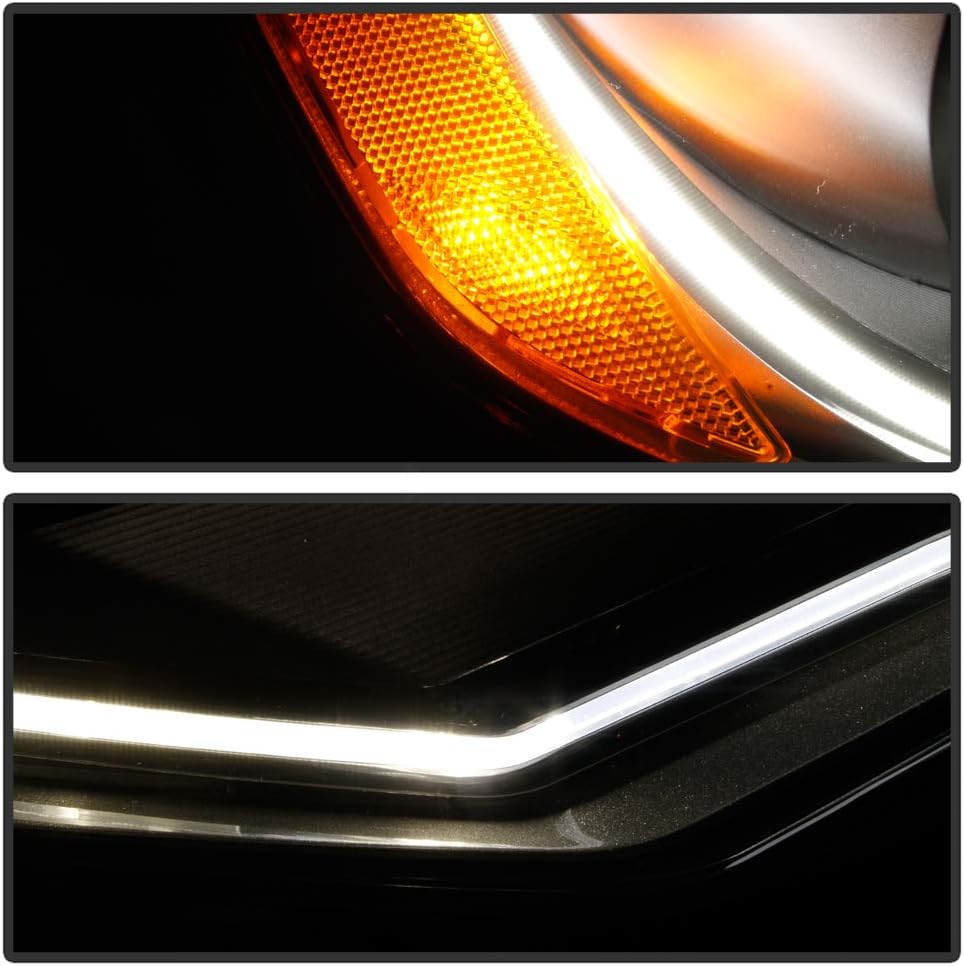 Passenger Side LED DRL Projector Headlight Assembly U115