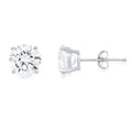 18K White Gold Diamond Stud Earrings G83832