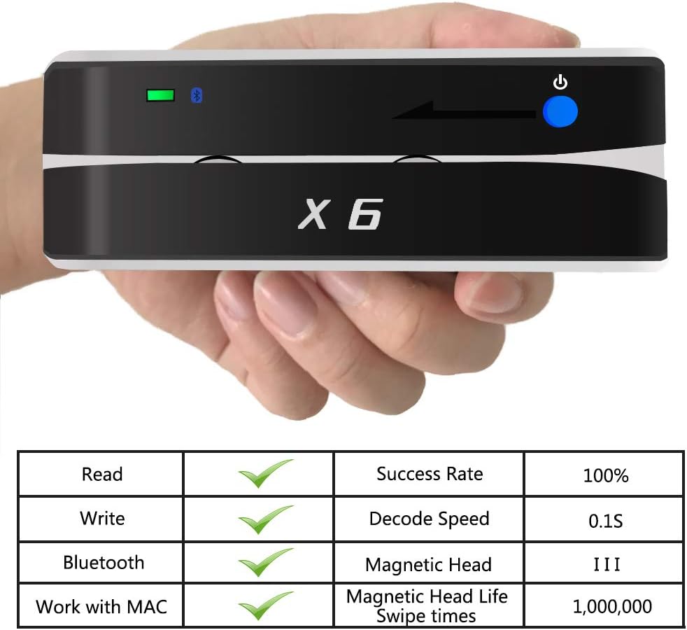 Bluetooth Card Reader Writer Encoder Q7198